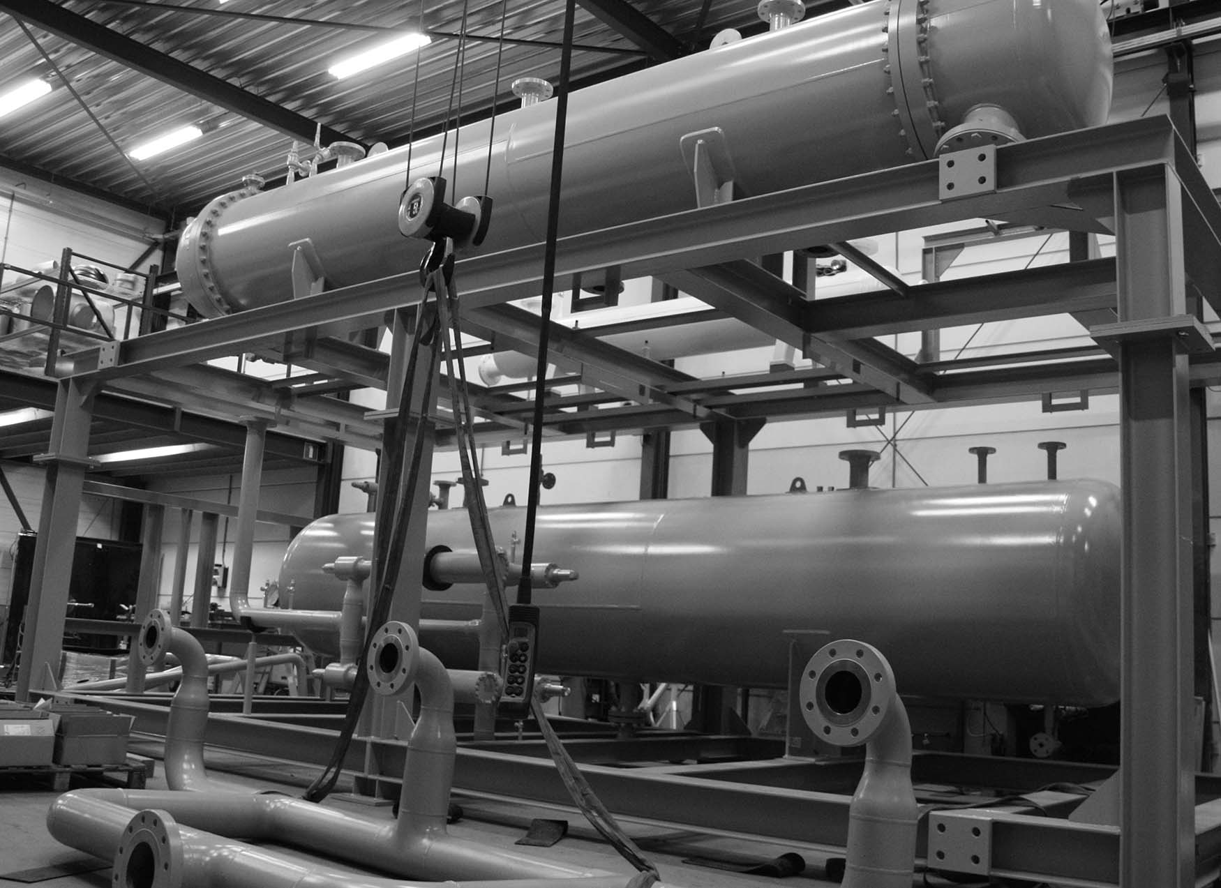 Bio propaan skid (na paintjob) tbv Neste Rotterdam Refinery